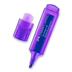 Zvýrazňovač Textliner 1546 superfluorescenční , fialová Faber Castell 154636